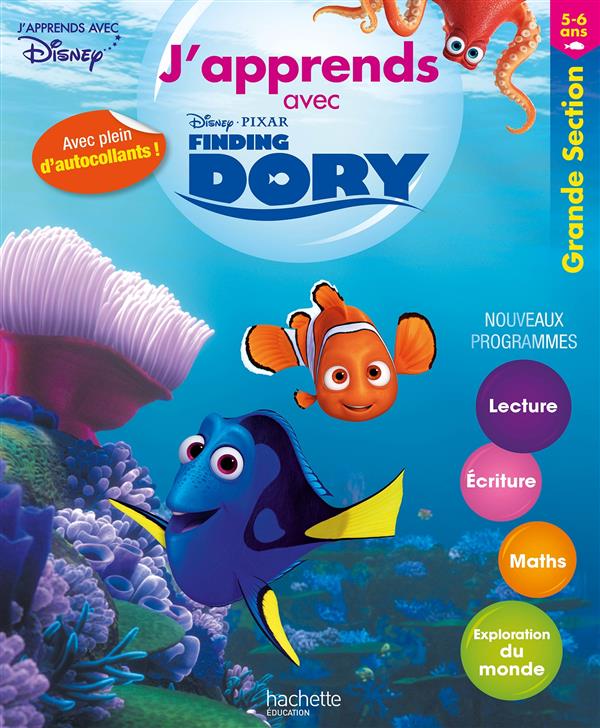 J'APPRENDS AVEC DORY : grande section