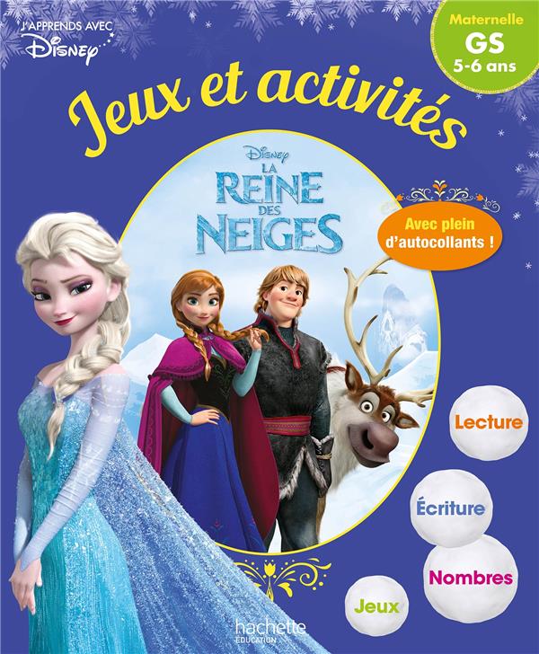 La Reine des Neiges ; jeux et activités ; 5-6 ans