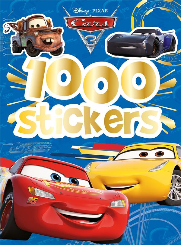 1000 stickers : Cars 3