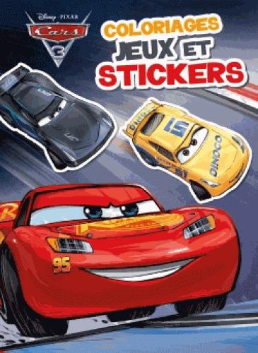 Coloriages, jeux et strickers : Cars 3