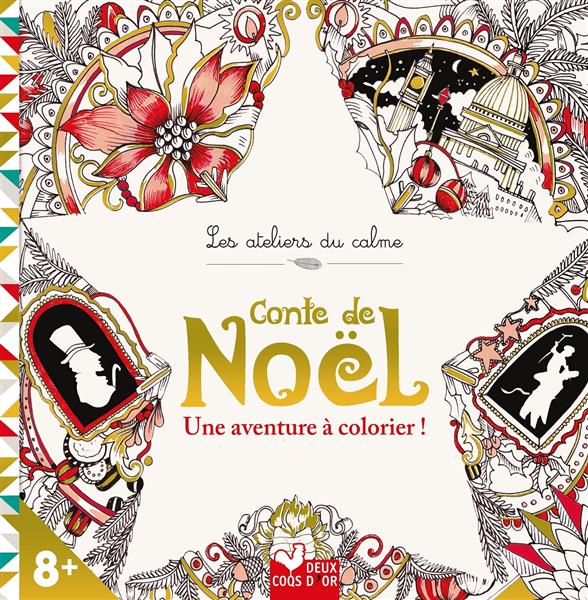 Conte de Noël ; une aventure à colorier