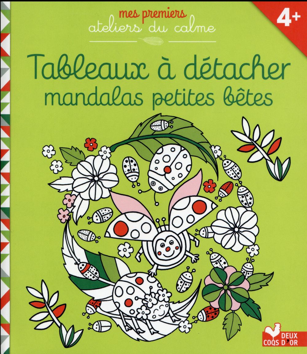Tableaux à détacher ; mandalas petites bêtes