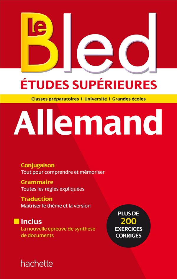 Bled supérieur : Bled allemand ; études supérieures