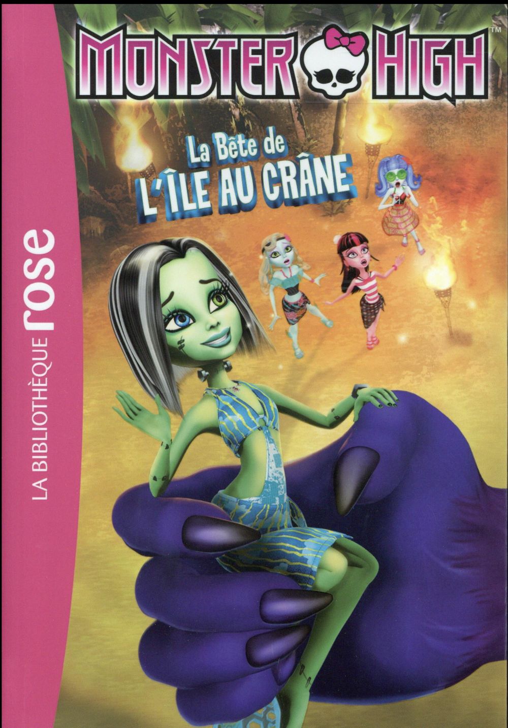 Monster high Tome 10 ; la bête de l'île au crâne