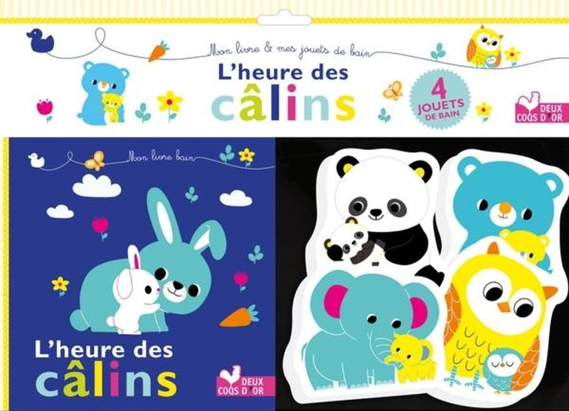 Livre bain et jouets de bain ; l'heure des câlins