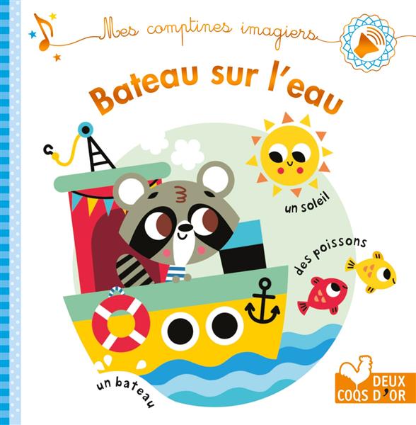 Tout carton sonore ; bateau sur l'eau