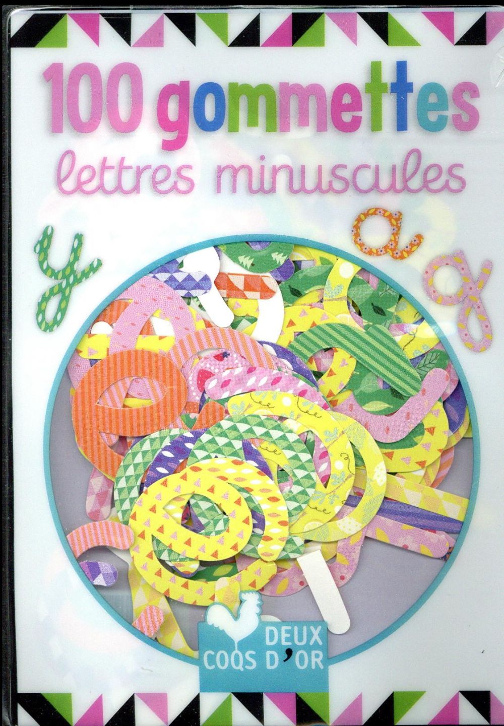 GOMMETTES : 100 gommettes ; lettres minuscules