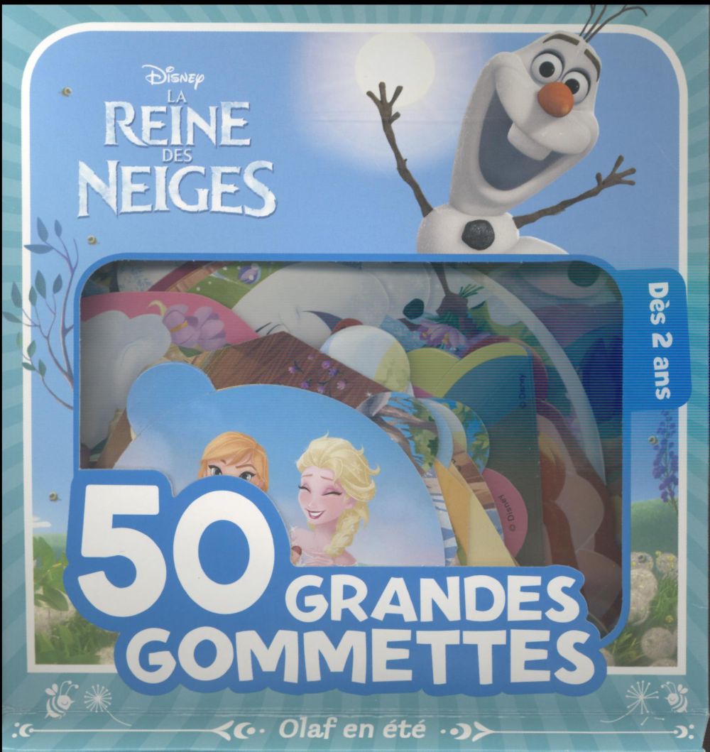 La Reine des Neiges : Olaf ; 50 grandes gommettes