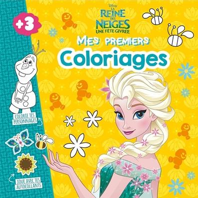 Olaf, une fête givrée ; mes premiers coloriages