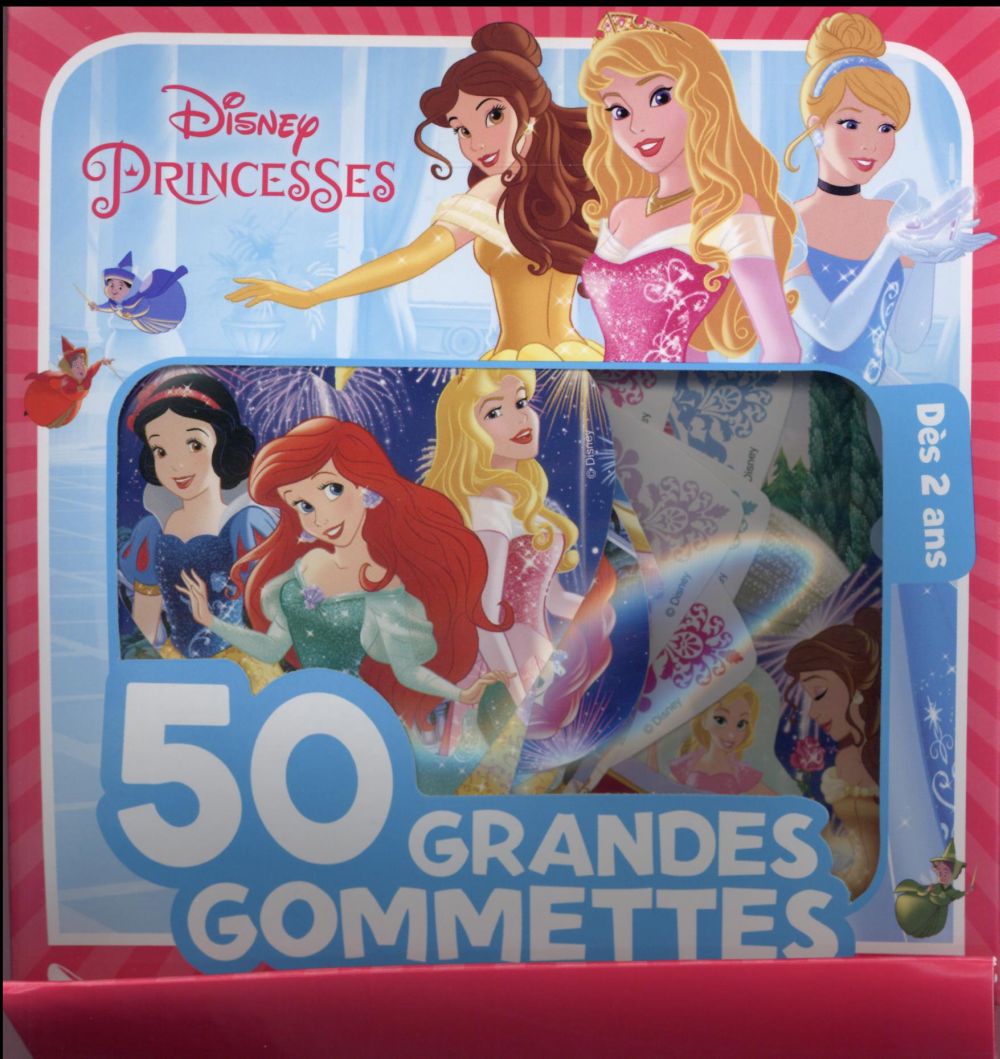 Princesses ; 50 grandes gommettes