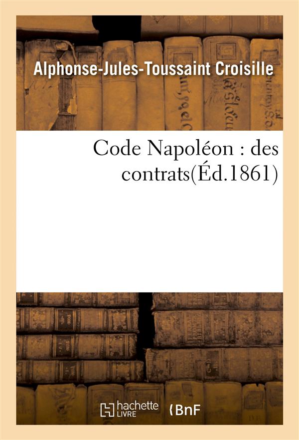 Code napoleon : des contrats