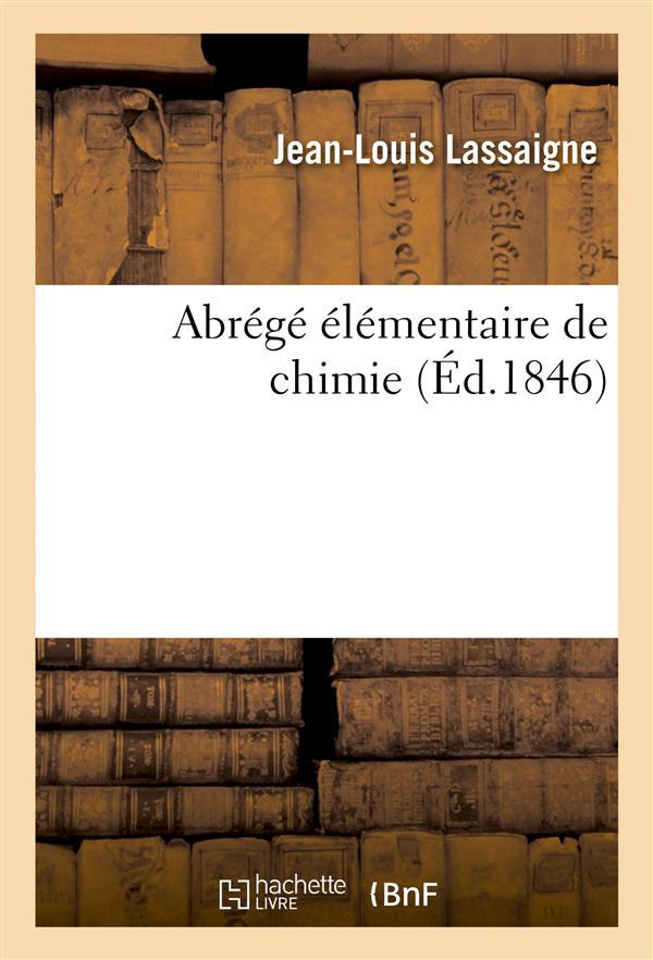 Abrege elementaire de chimie,