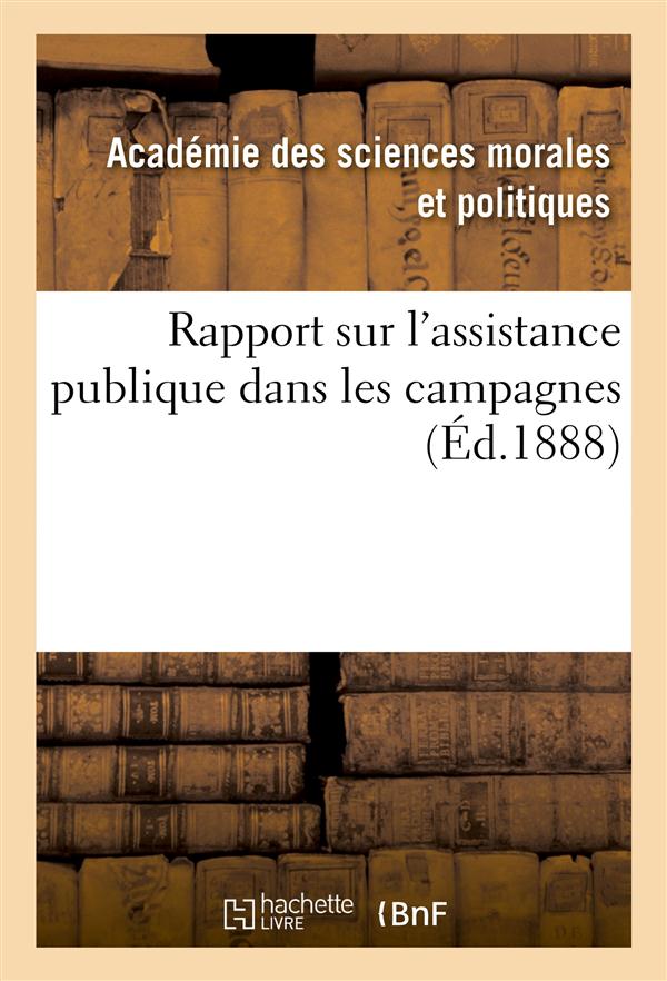 Rapport sur l'assistance publique dans les campagnes