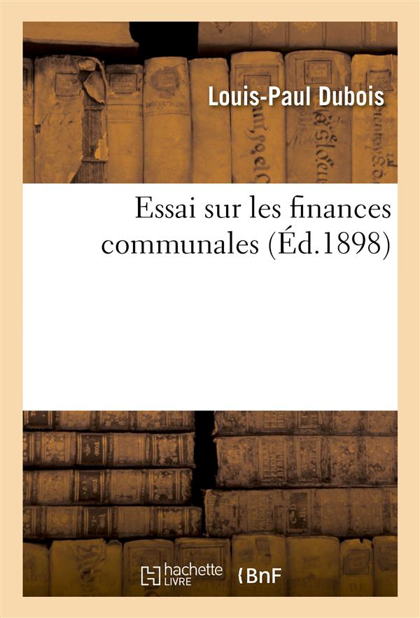 Essai sur les finances communales