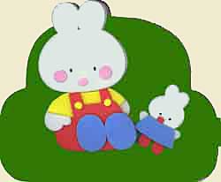 Les câlins de Petit Lapin Blanc