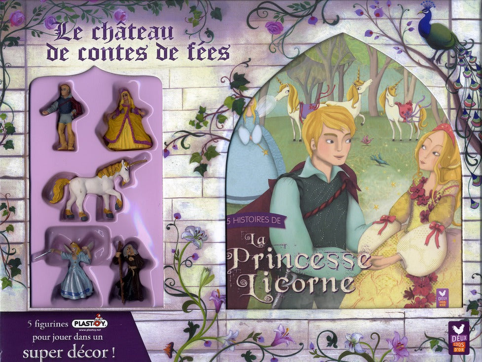 Le château des contes de fées avec 5 histoires de la princesse Licorne