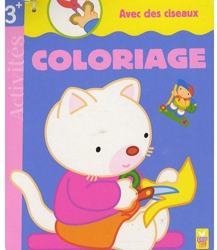 Coloriage avec accessoires Tome 2 ; ciseaux