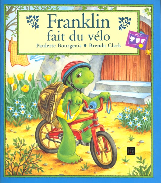 Franklin fait du velo