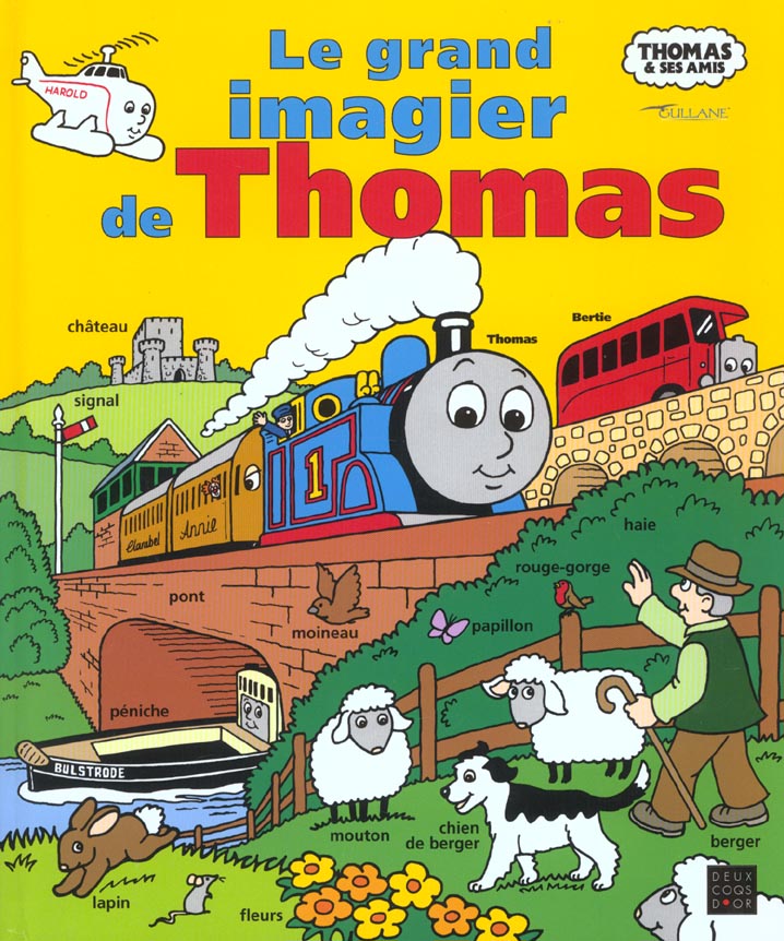 Le grand imagier de thomas ; le livre des mots de thomas la locomotive