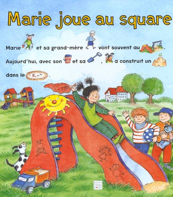 Tout carton t.4 ; marie joue au square