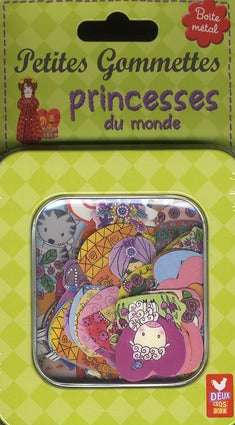 PETITES GOMMETTES : princesses du monde ; boîte métal