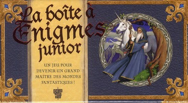 La boîte à énigmes junior ; un jeu pour devenir un grand maître des mondes fantastiques !
