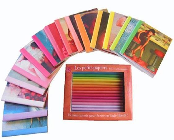 Les petits papiers de Rebecca ; 15 mini carnets pour écrire en toute liberté!