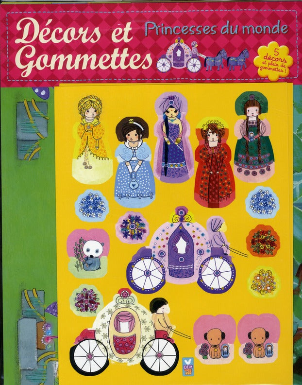DECORS ET GOMMETTES : princesses du monde