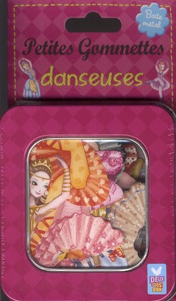 PETITES GOMMETTES : danseuses ; boîte métal