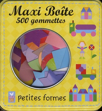 GOMMETTES : petites formes ; maxi-boîte