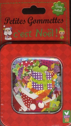 PETITES GOMMETTES : c'est Noël ! boîte métal