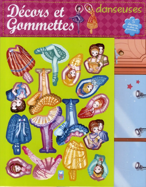 DECORS ET GOMMETTES : danseuses