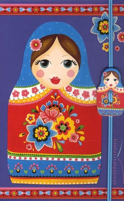 Carnet élastique avec bijou matriochka Tome 1