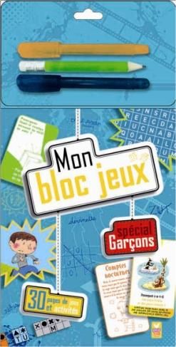 Mon bloc jeux ; spécial garçons