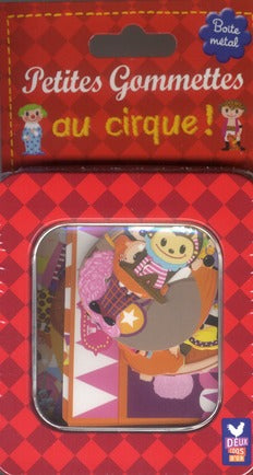 PETITES GOMMETTES : au cirque ! boîte métal