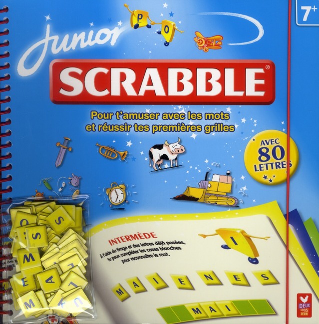 Scrabble junior ; pour t'amuser avec les mots et réussir tes premières grilles ; 7/10 ans