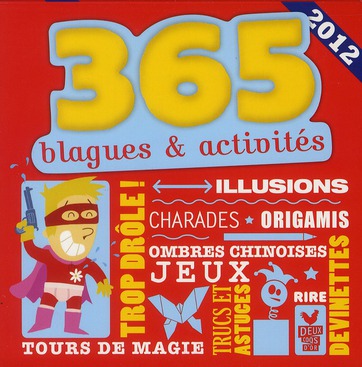 éphéméride 365 blagues et activités 2012