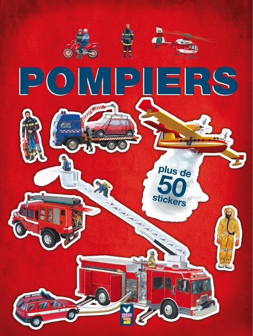 GOMMETTES : pompiers ; autocollants documentaires