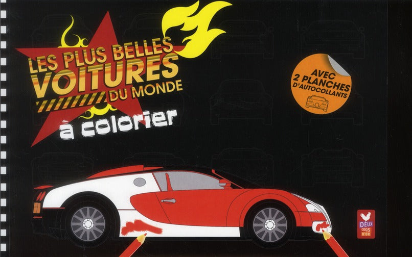 Les pus belles voitures du monde à colorier