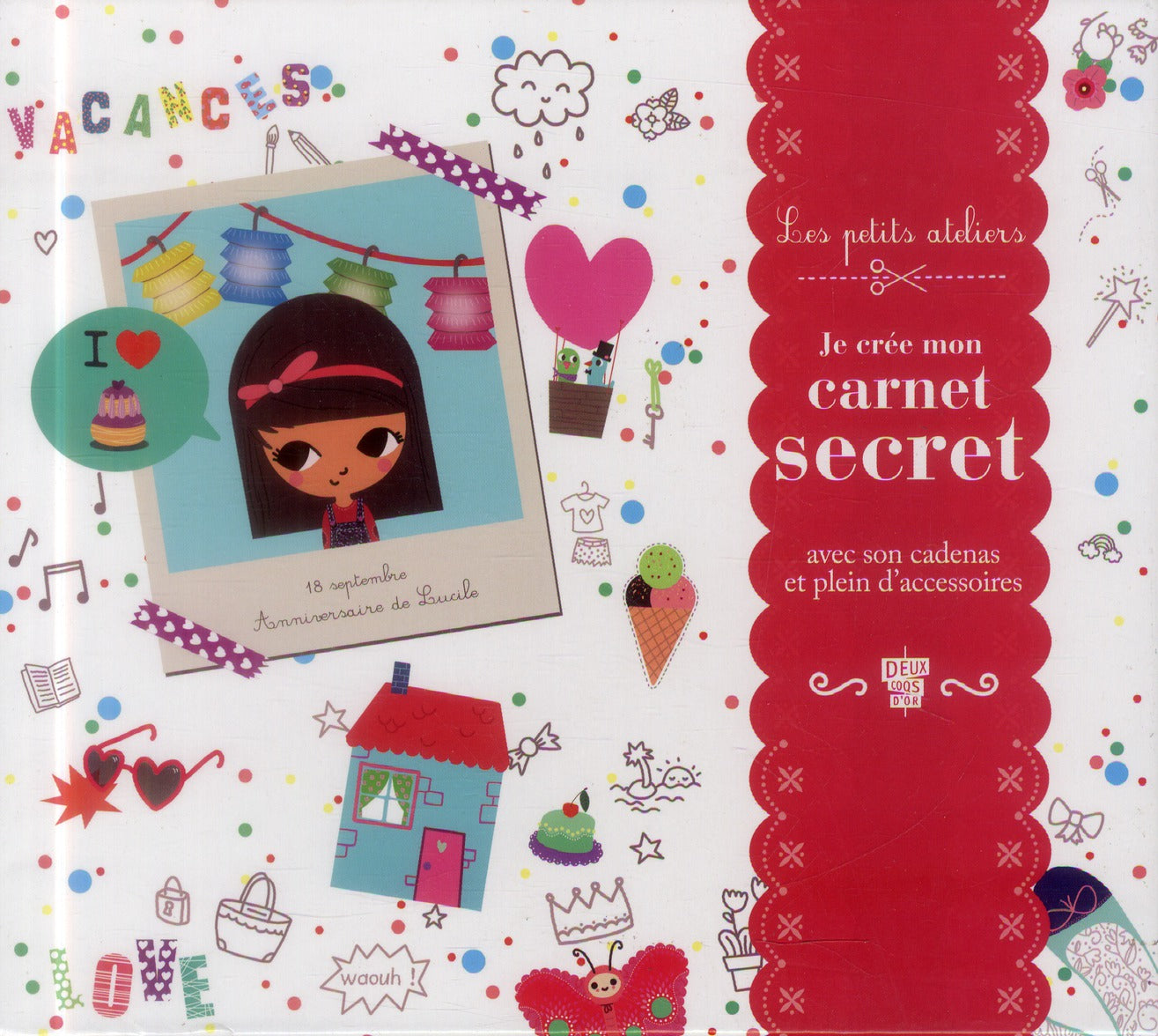 Je crée mon carnet secret ; coffret