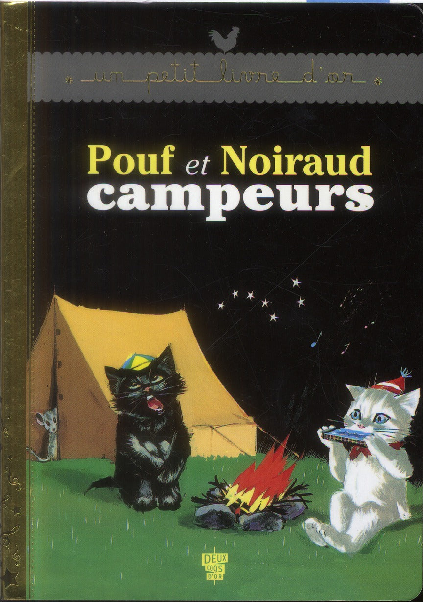 Pouf et Noiraud campeurs