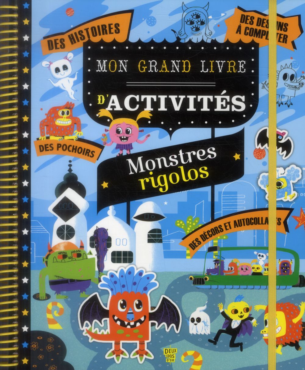Mon grand cahier d'activités des monstres
