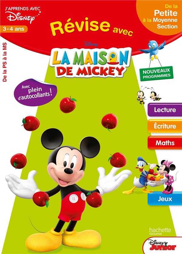 REVISE AVEC LA MAISON DE MICKEY : de la petite section à la moyenne section