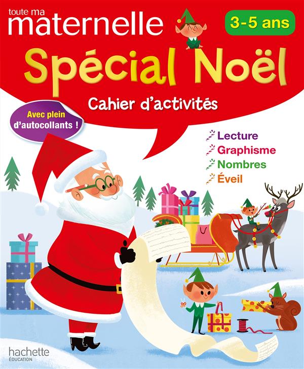 Toute ma maternelle ; spécial Noël ; cahier d'activités