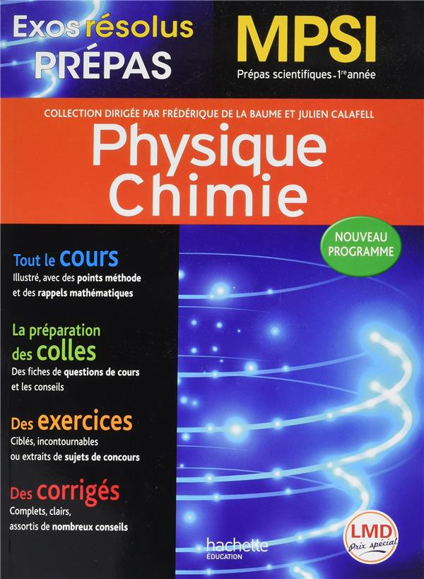 Exos resolus - prepas physique-chimie mpsi - op lmd