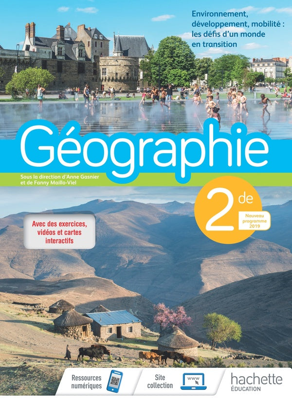 Géographie ; 2de ; livre de l'élève (édition 2018)