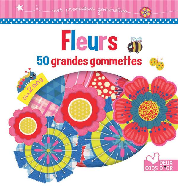 50 grandes gommettes : fleurs