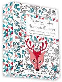 Petit coffret enluminure ; hiver à illuminer