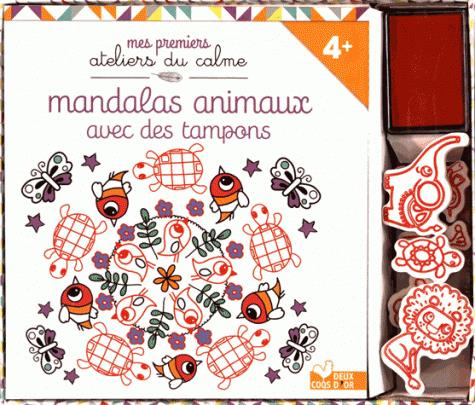 Mandalas animaux ; avec des tampons