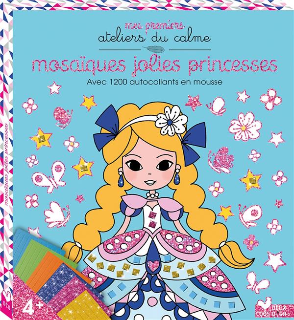 Pochette tableaux mosaïques mousse ; princesses